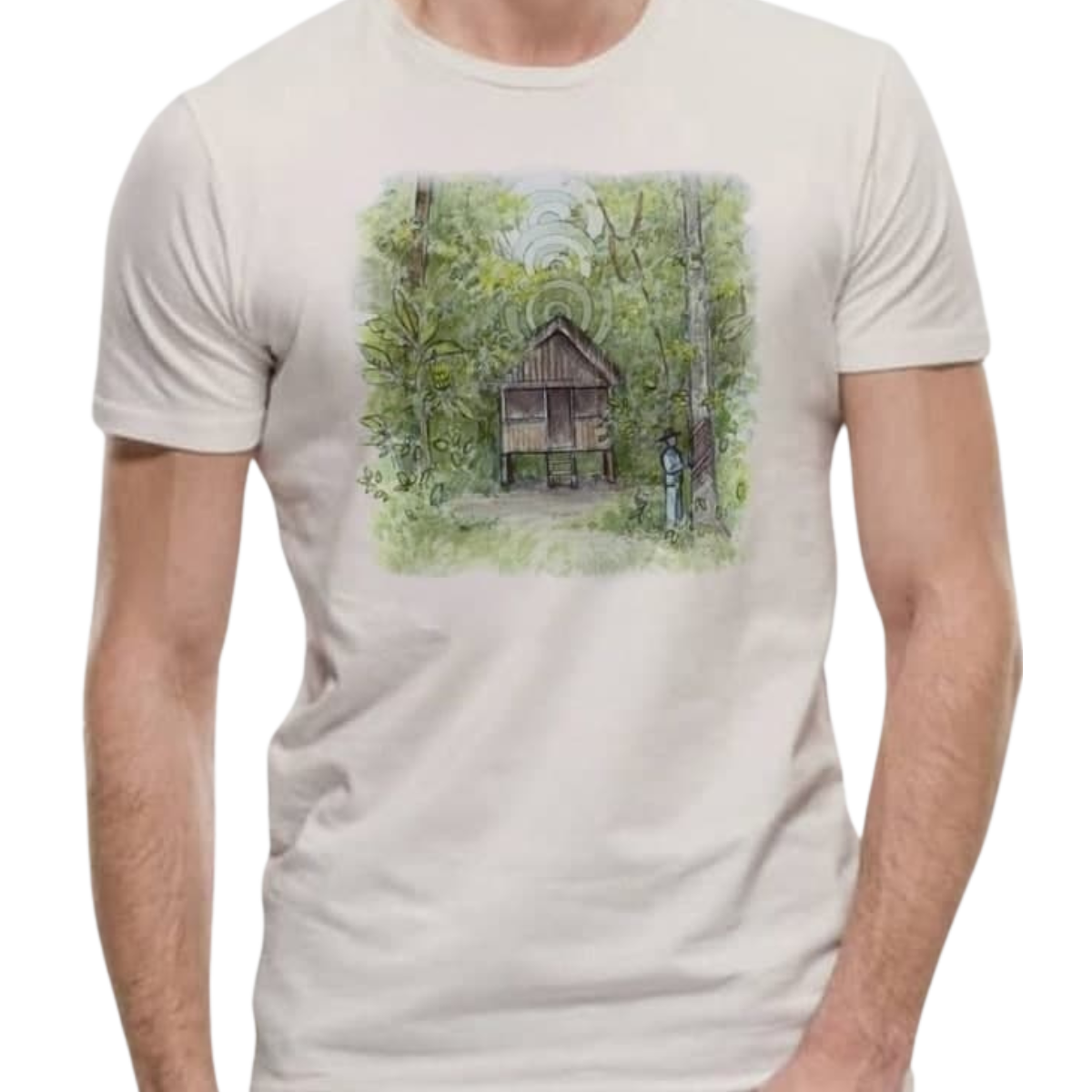 Camiseta Casinha de Caboclo Bege