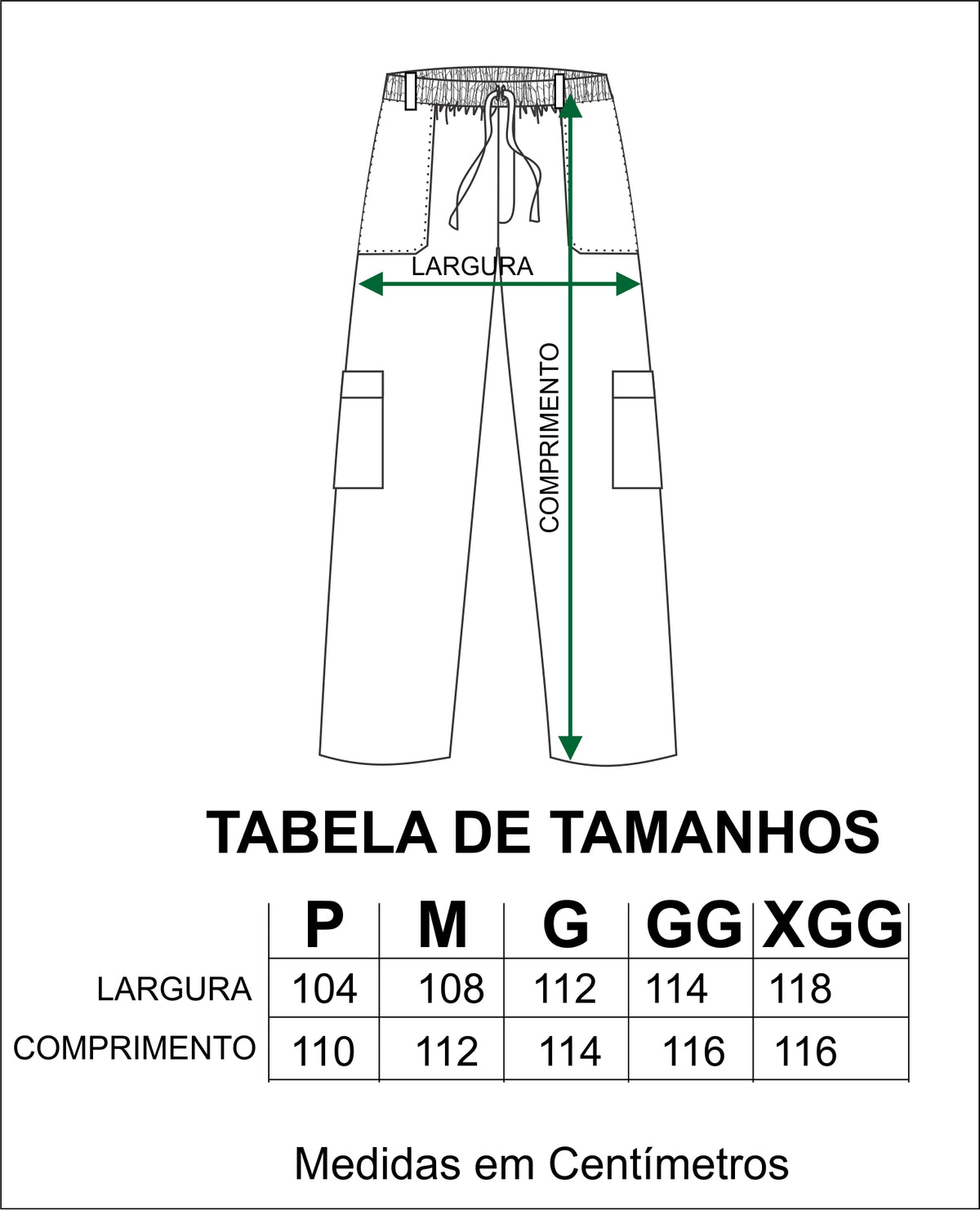 Calça Cargo Caqui