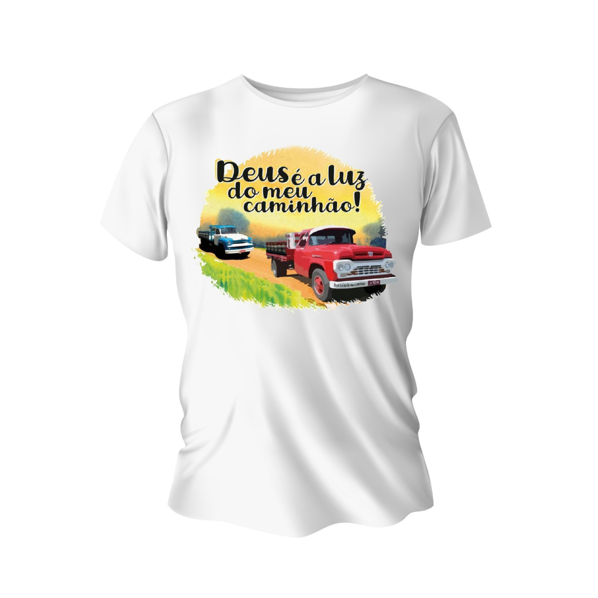 Camiseta Deus é a Luz do Meu Caminhão