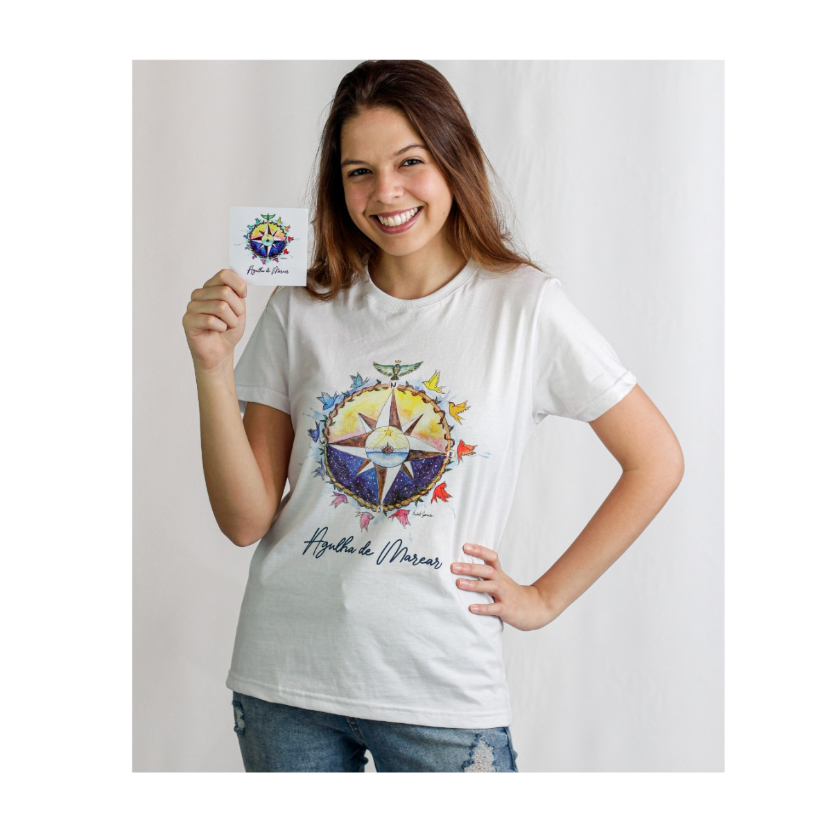 Camiseta Infantil Agulha de Marear