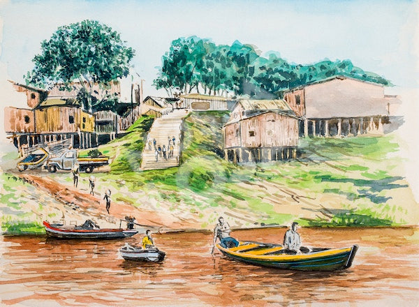 Gravura Seringal - Vila Placido