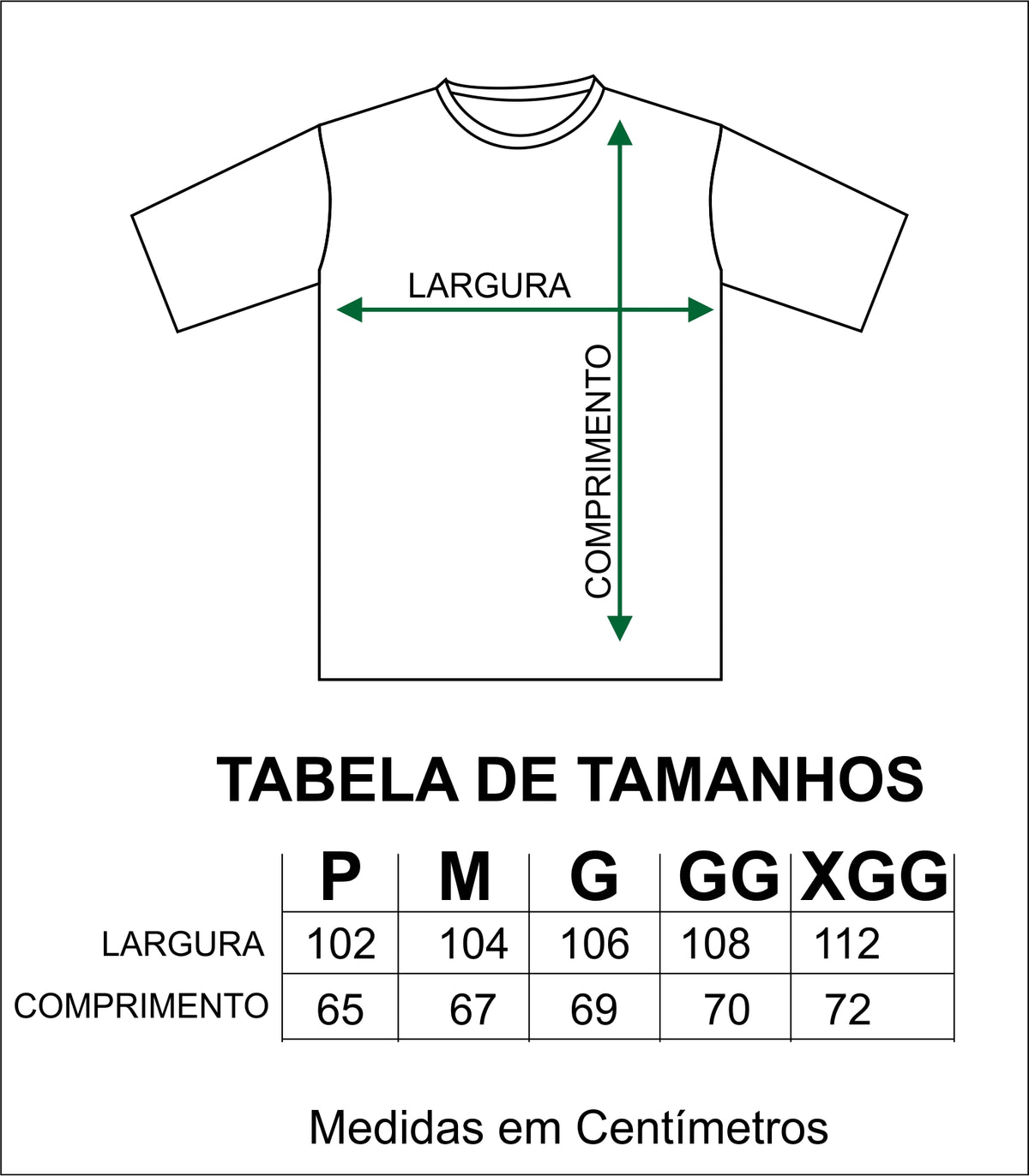 Camiseta Manga Curta Verde