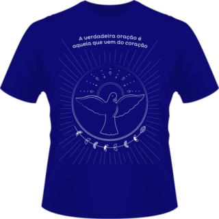 Camiseta Orações Azul