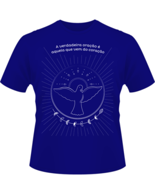 Camiseta Orações Azul